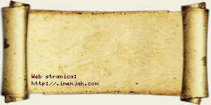 Vera Debeljak vizit kartica